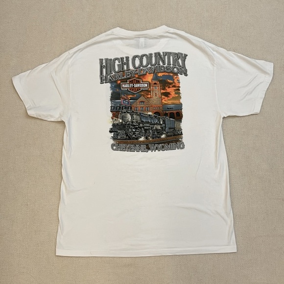 Harley Davidson High Country Cheyenne, Wyoming Tee - Picture 4 of 5